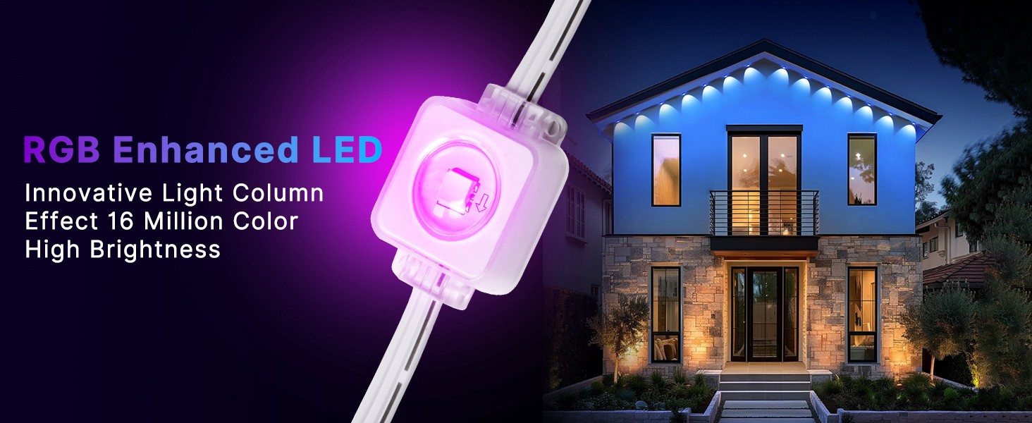 50FT/100FT/150FT/200FT LED Permanent light set