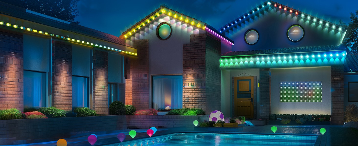 50FT/100FT/150FT/200FT LED Permanent light set