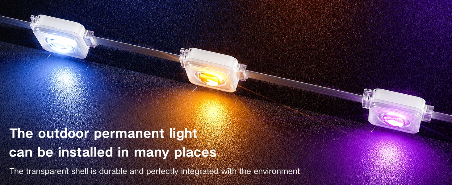 50FT/100FT/150FT/200FT LED Permanent light set