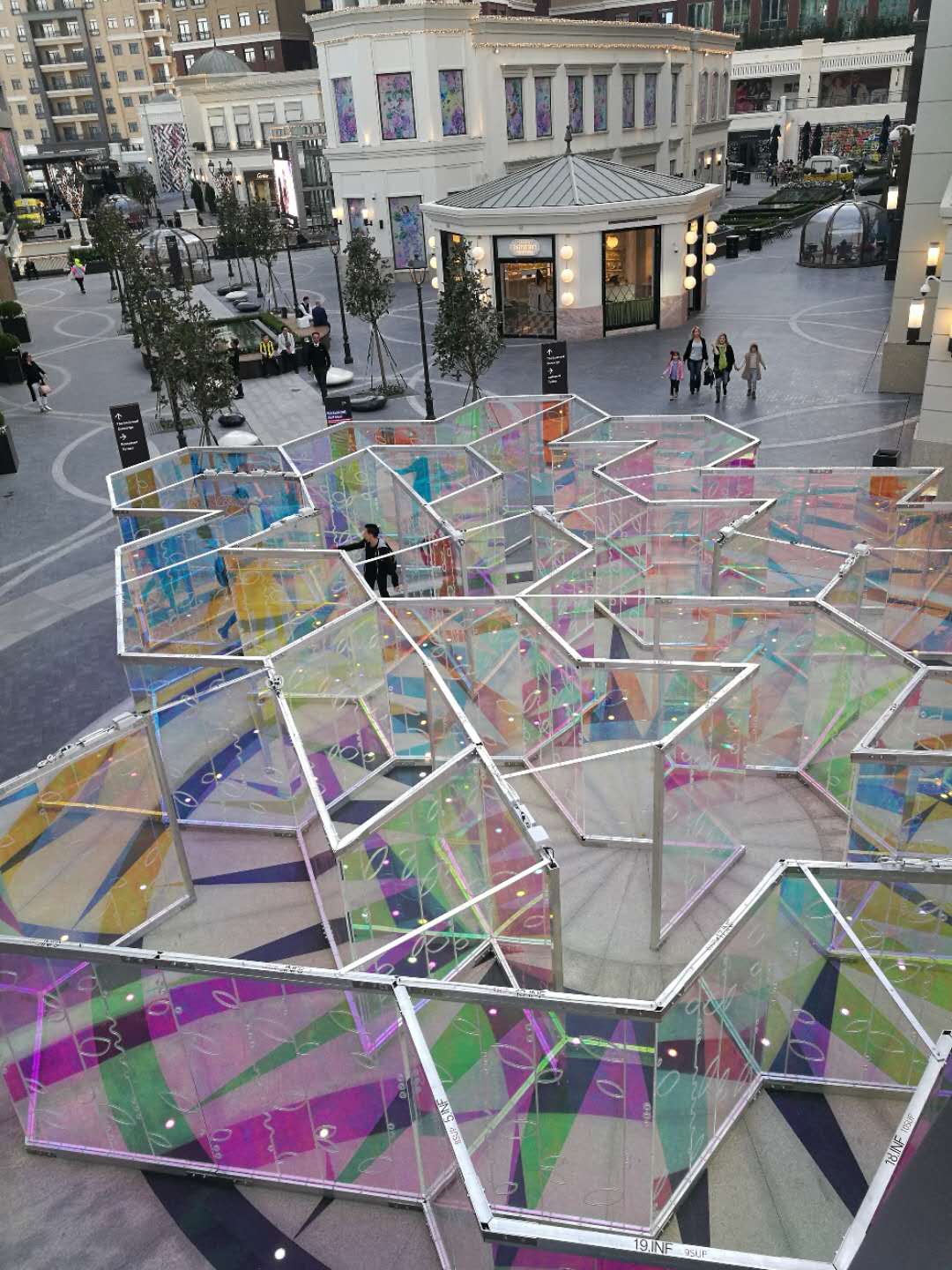 Brilliant Outdoor LED Light Maze Project Delivered in Spain