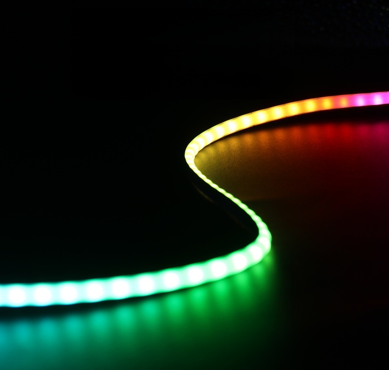 COB Magic Full Color 5mm PCB 5V 12V 160 LEDs Strip Light