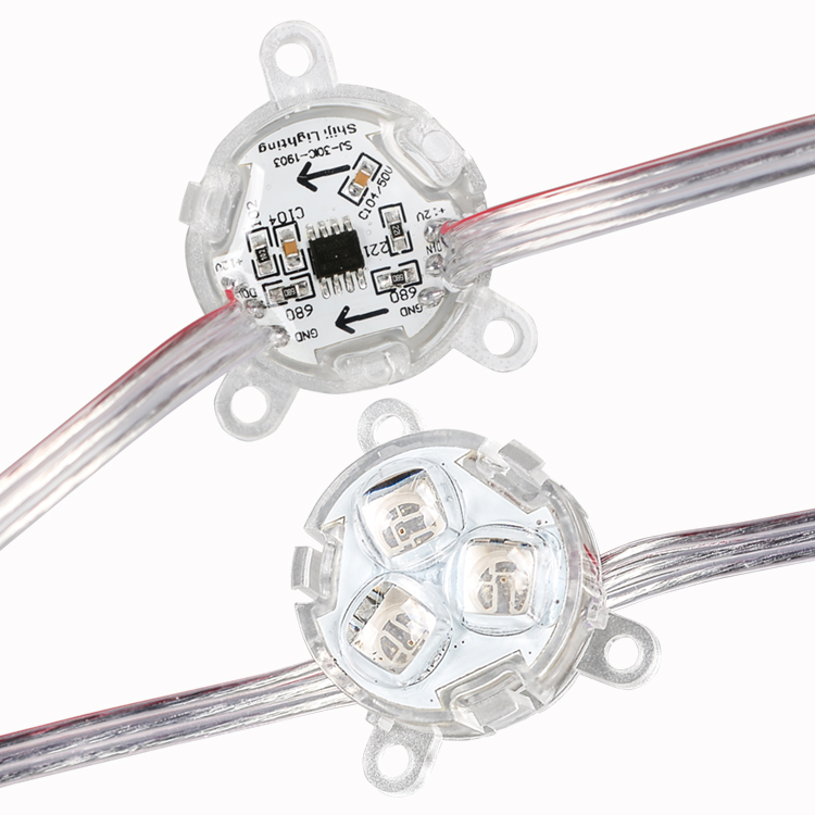 Programmable 30MM RGB Pixel LED Light 20 Strands