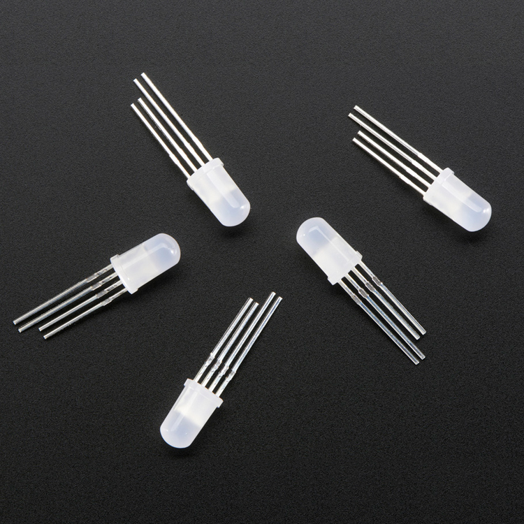 Diffused RGB 5mm Through-Hole LED