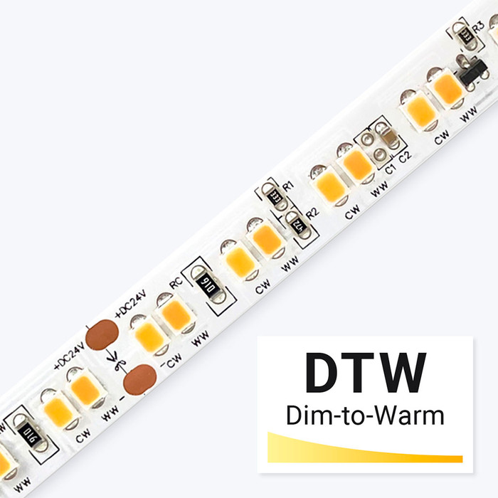 DTW/Dim-to-Warm Flexible LED Strip Light