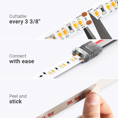 DTW/Dim-to-Warm Flexible LED Strip Light