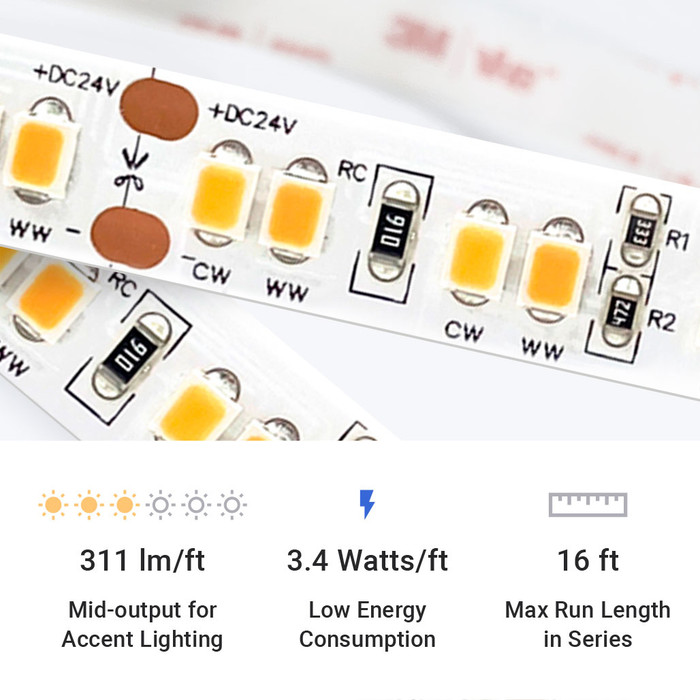 DTW/Dim-to-Warm Flexible LED Strip Light