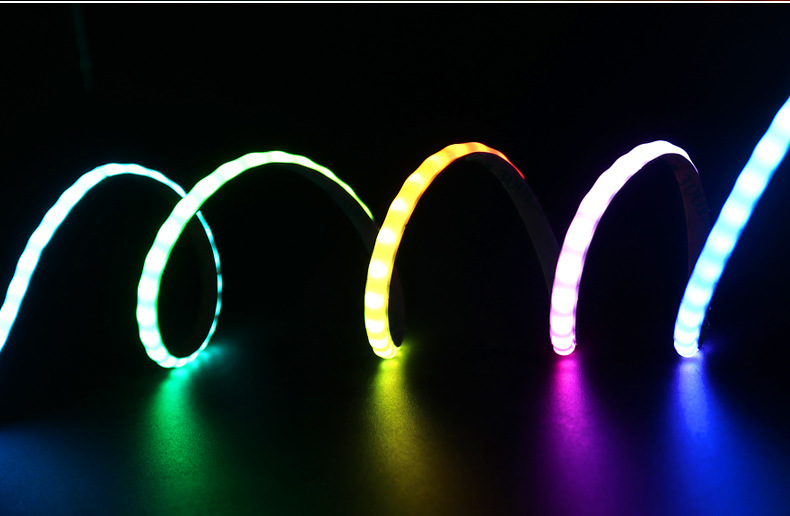 COB Magic Full Color 5mm PCB 5V 12V 160 LEDs Strip Light