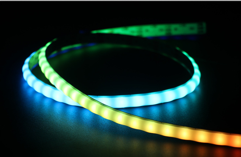 COB Magic Full Color 5mm PCB 5V 12V 160 LEDs Strip Light