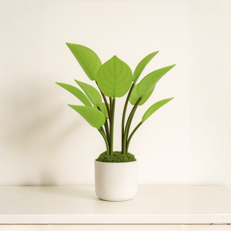 Botanical Decorative Table Lamp Digital LED Plant Light